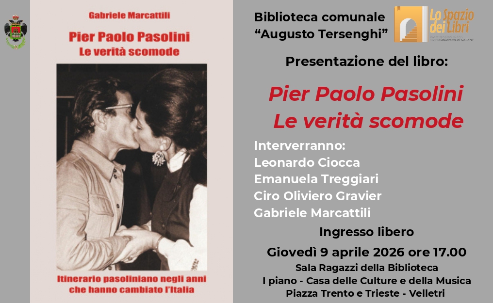 Biblioteca A. Tersenghi: presentazione del libro \